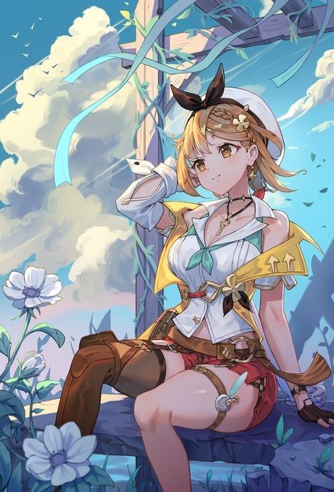 Atelier Ryza, Anime Drawings, Zelda Characters, Fan Art, Drawings, Anime, Fictional Characters, Art