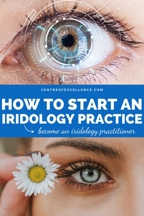 Use 'PIN70' for 70% off your first course! How To Start an Iridology Practice | Iridology Practitioner | Wanting to learn about iridology, what it is, why it's used and how to diagnose illness? Click for iridology eye charts, how to read irises, and more about holistic healing and health so you can start your own business and work from home. | Alternative Health Natural Treatments | Alternative Healing Methods | Centre of Excellence #iridology #holistic #health #altnerativehealth #healing Alternative Health Natural Treatments, Iridology Chart, Healing Methods, Centre Of Excellence, Eye Facts, Holistic Health Coach, Natural Sleep Aids, Natural Healing Remedies, Start Your Own Business