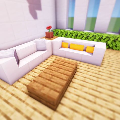 Minecraft Couch, Minecraft Meme, Minecraft Modern, Easy Minecraft Houses, Diy Minecraft, Cool Minecraft Houses, Minecraft Room, Minecraft Furniture, Minecraft Plans