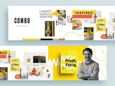 Combo Stylescape by Pablo Rossetti on Dribbble Stylescapes Branding, Style Scape, Brochures Design, Branding Identity Inspiration, Visual Map, Brochure Design Creative, Gradient Logo, Billboard Design, Brand Strategist