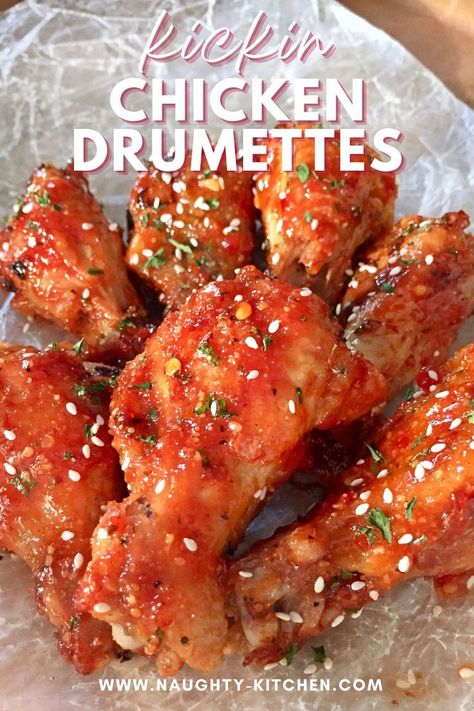 Chicken Drummettes, Chicken Drumettes, Yummy Chicken Recipes, Fusion Food, Fine Food, Yum Yum Chicken, Recipe Collection, Weeknight Meals, Baked Chicken