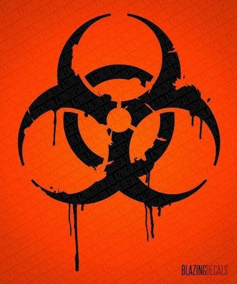 Biohazard Tattoo, Biohazard Sign, Hazard Symbol, Bio Hazard, Biohazard Symbol, Gas Mask Art, Skull Decal, Trash Polka Tattoo, Mask Designs