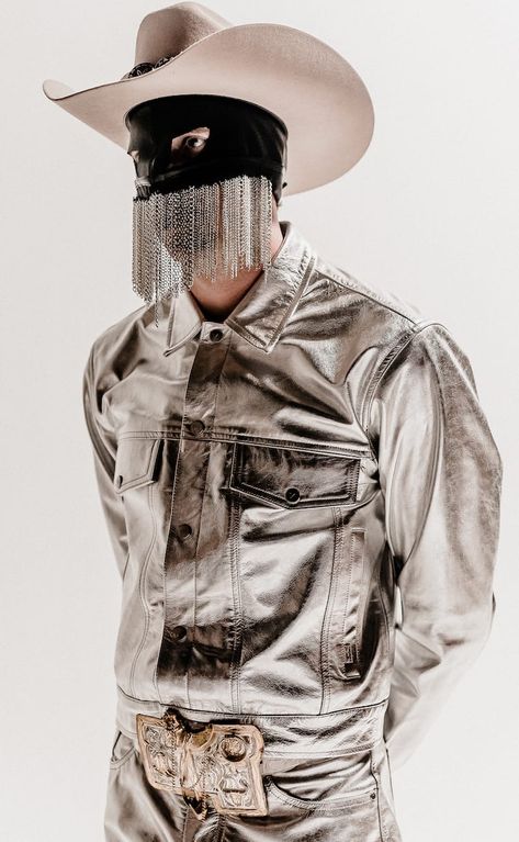 Space Cowboy Costume, Western Glam Outfit, Cowboy Outfit For Men, Orville Peck, Cowboy Men, Cowboy Outfit, Western Glam, Cowboy Aesthetic, Cowboy Costume