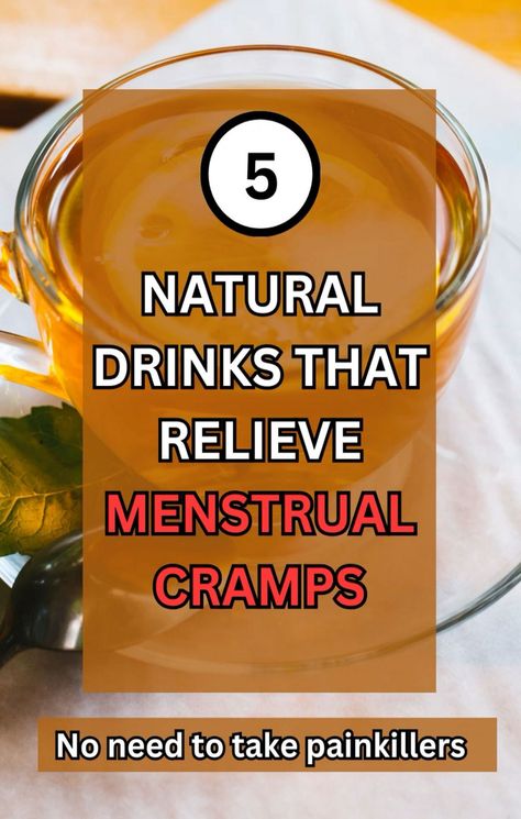 Here are five simple easy to make at home drinks that relieve menstrual pain. Try them and feel the difference #menstruationmatters #cramps #crampsreliefmenstrual #naturaldrinks #naturalcuresandremedies #Home #Common #for #Ailments #Remedies #SelfCare #NutritionTips #Natural #HealthyLifestyle #HealthyLiving #Solutions At Home Drinks, Healthy Liver Diet, Liver Diet, Cramps Relief, Menstrual Pain, Effective Workout Routines, Natural Drinks, Healthy Liver, Menstrual Cramps