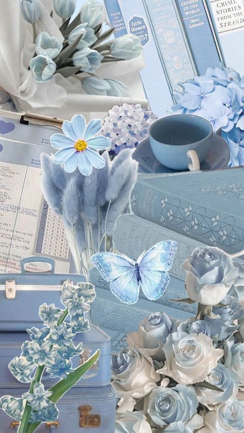 #blue #blueaesthetic #bluecollage #floral #flowers #followme #follow 🩵💙🩵 Tulip Flower Pictures, Wallpaper Iphone Pink, Cute Wallpaper Iphone, Iphone Aesthetic Wallpaper, Photo Bleu, Cute Images For Wallpaper, Baby Blue Wallpaper, Wallpaper Iphone Aesthetic, Blue Flower Wallpaper