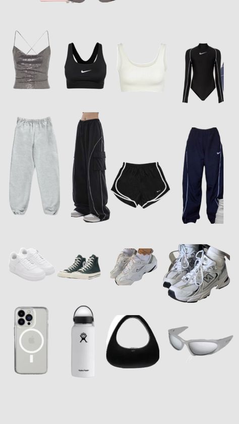 Acubi Sport Outfit, Sporty Y2k Outfits, Cute Sporty Outfits For School, Sportive Outfit, Sporty Girl Aesthetic, Preppy Outfits For School, Cute Sporty Outfits, Nyc Fits, Daily Vlog