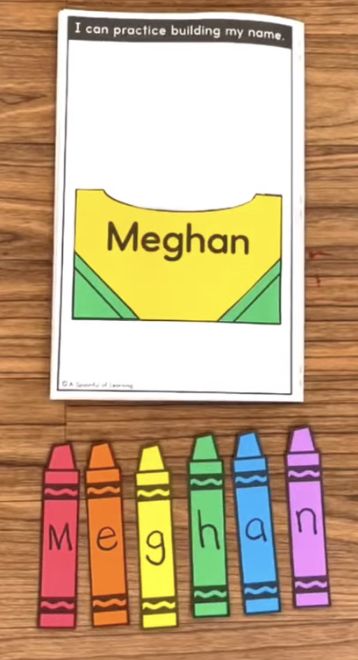 Crayon Math Preschool, Crayon Box Name Craft, Pencil Crafts For Preschoolers, Easy Back To School Crafts For Kindergarten, Classroom Crayon Theme, Crayon Preschool Craft, Crayon Name Craft, Name Regonition Activities Preschool, Back To School Art For Preschool