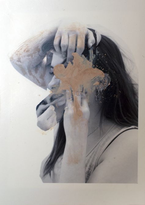 19-Year-Old Artist Explores How Appearance Affects Identity - My Modern Metropolis Body Image Photography, Rosanna Jones, Painting On Photographs, Body Image Art, Mixed Media Photography, Positive Body Image, Gcse Art, Identity Art, A Level Art