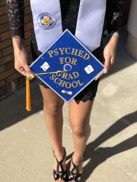 Psychology Graduation Cap Graduate School Psychology Grad Cap Ideas, Ba Psychology Graduation Cap, Psychology Caps Graduation, Grad Cap Psychology, Graduation Cap Ideas Psychology, Grad Cap Ideas Psychology, Grad School Graduation Cap, College Grad Cap Ideas Psychology, Graduation Pictures Psychology