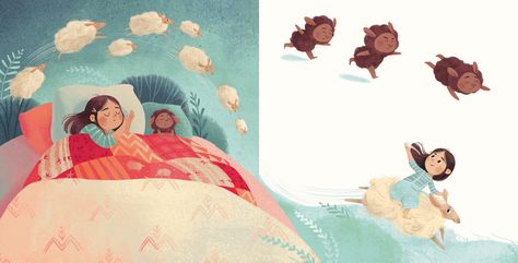 Book Illustration Layout, Sheep Illustration, Book Illustration Design, Story Books Illustrations, 동화 삽화, Illustration Art Kids, Picture Books Illustration, Childrens Books Illustrations, Book Illustration Art