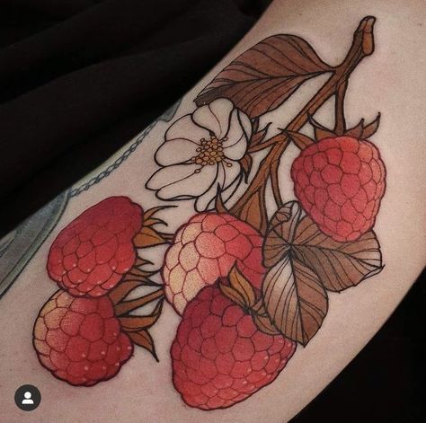 Aesthetic Tattoo Ideas, Art Nouveau Tattoo, Fruit Tattoo, American Traditional Tattoo Ideas, Neotraditional Tattoo, Traditional Tattoo Ideas, Flower Tattoo Ideas, Plant Tattoo, Traditional Tattoo Design