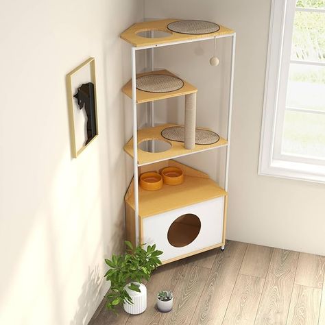 Cat Cabinet, Cat Feeding Station, Cat Tree Condo, Cat Ball, Feeding Station, Cat Condo, Cat Scratching Post, Cat Tower, Scratching Post