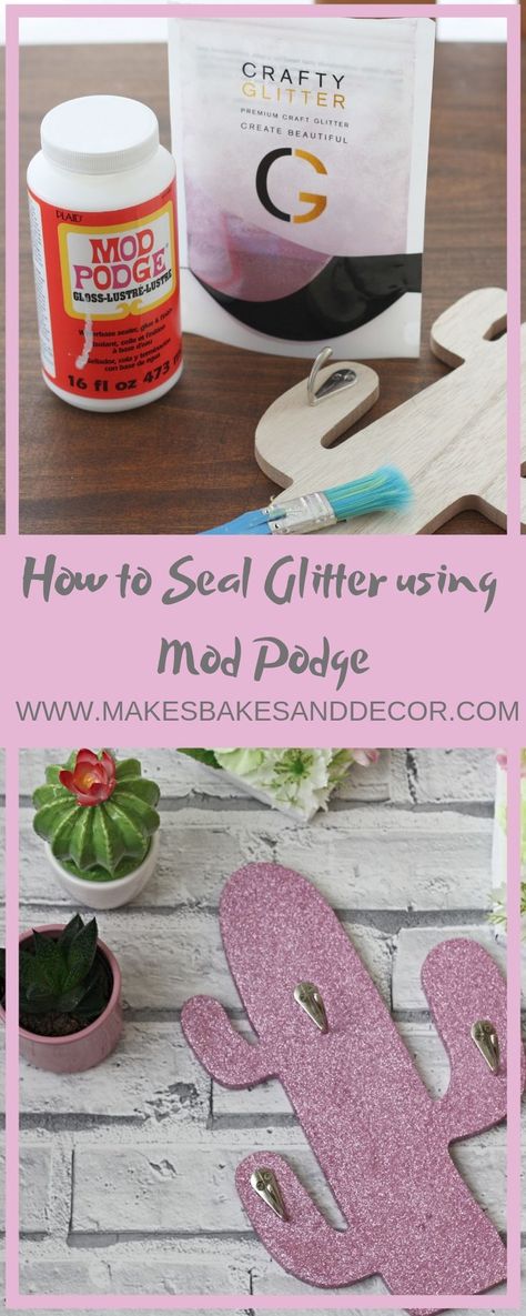 how to seal glitter using mod podge - this step by step craft tutorial shows you how to seal glitter in your craft projects using mod podge #modpodge #glitter #craft #tutorial Glitter And Glue Crafts, Glitter Mod Podge, How To Decopauge, Modge Podge Crafts, Glitter On Nails, Modge Podge Diy, Mod Podge Letters, Modge Podge Glitter, Mod Podge Glitter