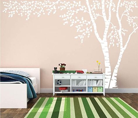 Birch Tree Classroom Decor, Tree Wall Painting Ideas, Daycare Playroom, Tree Mural Nursery, Church Mural, Tree Wall Painting, Birch Tree Forest, Prairie Dogs, Tree Wall Murals