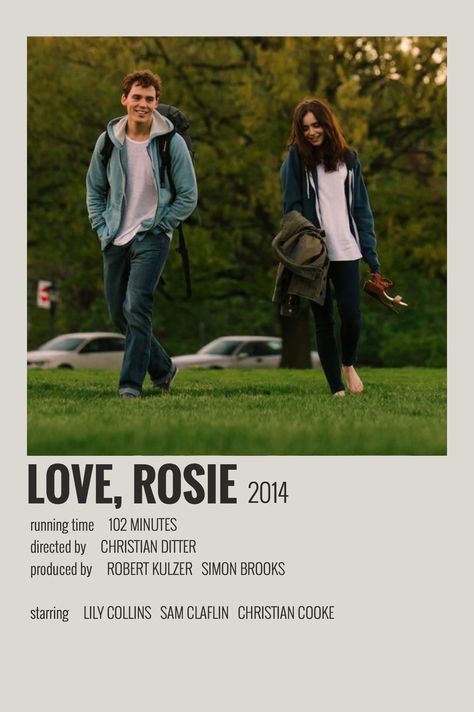 Love Rosie Movie, Desenio Posters, Love Rosie, Indie Movie Posters, Film Polaroid, Filmy Vintage, Film Vintage, Iconic Movie Posters, طابع بريدي