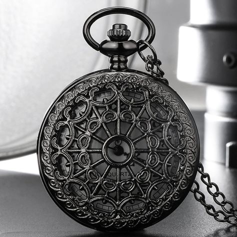 Steampunk Pocket Watch, Steampunk Pendant, Gothic Pendant, Pocket Watch Necklace, Fob Watch, Pocket Watch Antique, Vintage Pocket Watch, Charm Gift, Watch Necklace