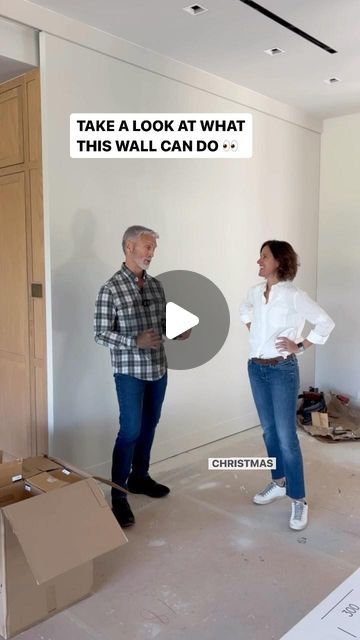 Erin Stetzer on Instagram: "Watch and see what this wall can do 🪄 We love this and the amazing Ken Newberry @newberryarchitecture ✨  Listen to Ken’s purpose for all this 🎄  Architect: @newberryarchitecture  Builder: @stetzerbuilders Designer: @melpoet8  Want to talk with Erin about YOUR project? For homeowners and builders, whether you are looking for input on a current project or thinking about building or remodeling a home, Erin and her team are here to help you through the entire process! Head to https://www.stetzerbuilders.com to book a virtual consult with Erin today ✨💻🙌  ______ #stetzerbuilders  #homebuilder #custombuilder #customhomes #customhomebuilder #construction #dreamhome #homeinspo #homedesign #builder #homesweethome #newhome #newconstruction #housegoals #buildersofinstag Erin Stetzer Homes, Adding Character To Your Home, Ranch Ideas, Building Remodeling, Construction Ideas, Home Building Tips, Building Tips, Architecture Design Concept, First Time Home Buyers