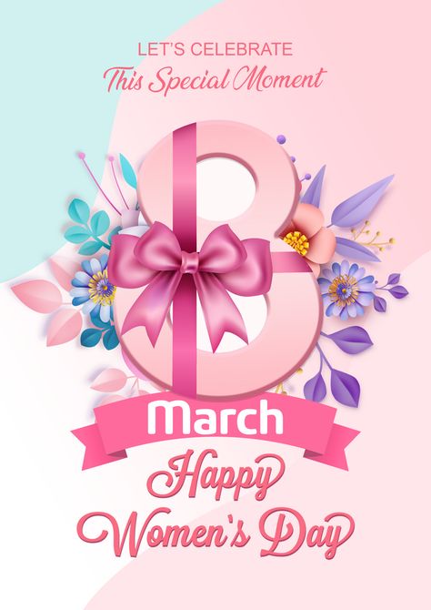 Poster Happy Womens Day 8 March#pikbest#templates Happy Women Day Poster Design, Womens Day Posters Graphic Design, Happy Women's Day Poster, Women Day Poster, Womens Day Poster, Happy Womens, Women's Day 8 March, Happy Woman Day, Women Day