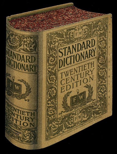 1905 Edition of Funk & Wagnalls Dictionary. I would so love to have this! I love Dictionaries. Dictionary Book, Beautiful Library, English Dictionary, Vintage Book Covers, Vintage Dictionary, Old Book, Vintage Labels, Book Nooks, Old Books