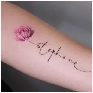 Exotic Flower Tattoos, Birth Month Tattoo, Small Dog Tattoos, Pink Rose Tattoos, Flower Tattoo Ideas, Ideas Uñas, Tattoo For Son, Infinity Tattoos, Recycled Garden