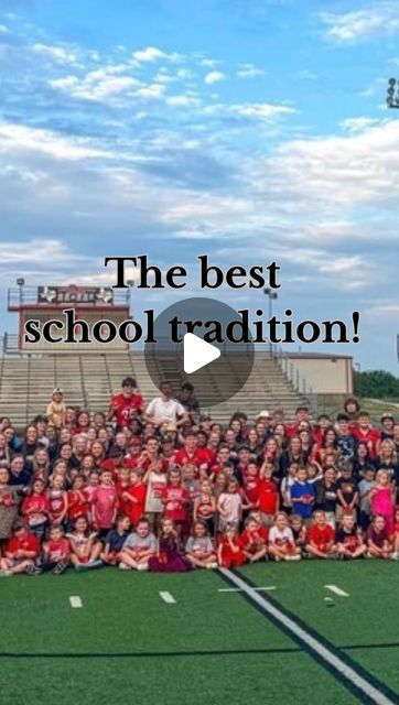 Brittany Richman & Andrea Reeve (Twins) on Instagram: "👉follow @theamericanmoms for more ways you and your kids can make a difference in your community. 

Does your school have a tradition that people look forward to all year? We call this one the “Kindergarten-Senior Walk” and it happens every year during Homecoming Week as part of our community pep rally. All the while, a sappy country song plays that bring everyone to tears. It’s such a powerful tradition of belonging and helping these kids feel like they’re part of something great— a community that matters and cares about them that they can be proud of. Our school district has been doing it for years and it gets me every time!

This tradition works great in our small Texas town, where we only have one elementary school and one high sc Senior Pep Rally Ideas, Spirit Day Ideas, Pep Rally Games, Rally Idea, Teaching Character, Homecoming Week, Texas Towns, Country Song, Pep Rally