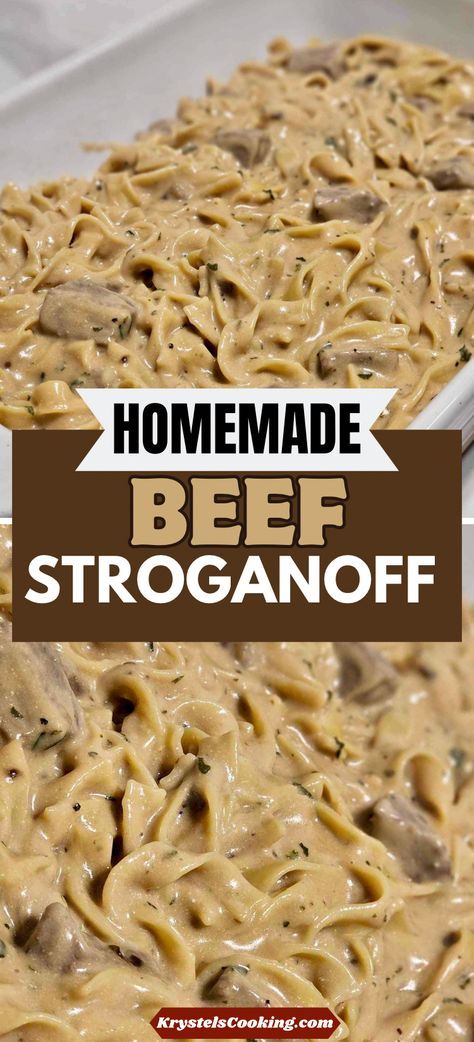 Creamy Beef Stroganoff on the Stovetop: An easy recipe featuring sirloin steak for a comforting dinner idea that’s ready in no time. Creamy Beef Tips Crock Pot Recipes, Cooks Country Beef Stroganoff, Stroganoff Seasoning Recipe, Recipes With Beef Sirloin Steak, Quick And Easy Beef Stroganoff, Sirloin Dinner Ideas, Stovetop Beef Stroganoff, Dinner Ideas With Steak Meat, Need Stroganoff