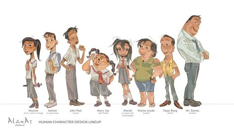 Filipino Folklore, Character Design Portfolio, Mini Character, Character Model Sheet, Vis Dev, Animation Reference, Character Design Animation, Animation Design, Character Sheet