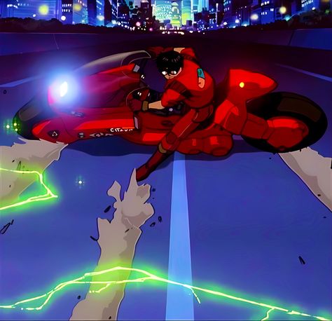 Akira Slide, Akira Anime, Anime Character Names, Old Anime, 90s Anime, Human Art, Anime Comics, Tesla, Cartoon Art