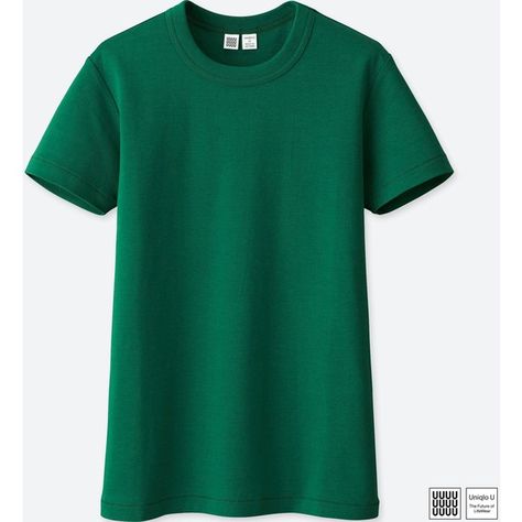 Uniqlo U, Christophe Lemaire, Uniqlo Women, Green T Shirt, Womens Crewneck, Green Tshirt, Blouse Online, Red Blouses, Casual Blouse