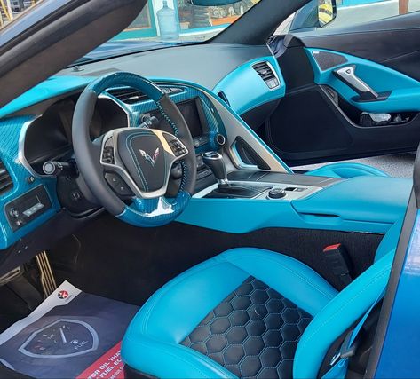 #supercars #corvette #corvettec8 #c7corvette #corvettesociety #american #carsoholic #c7 #dubai #uae #rapidblue #sportcar Corvette C8 Interior, Corvette Interior, Blue Corvette, Top Bikes, Black Corvette, 3d Art Projects, C7 Corvette, Yee Yee, Corvette C6