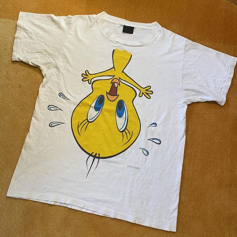 Vintage Tweety Bird T-Shirt Made in USA ©... - Depop Tweety Bird, Fashion Killa, Vintage Tees, Made In Usa, Vintage Fashion, Fashion Outfits, T Shirt, Quick Saves, Clothes