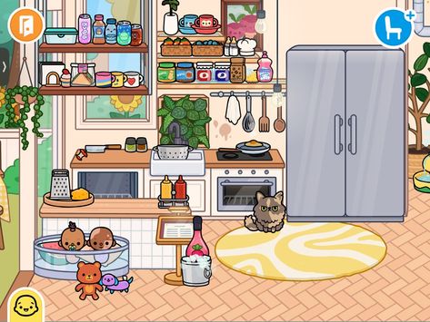 Toca Boca Bug Family Home, Kitchen Ideas Toca Boca Big Family House, Toca Boca Family House Ideas Kitchen, Modern House Design Toca Boca, Toca Boca House Kitchen, Toca Boca House Ideas Kitchen, Toca Life Big Family House Ideas, Toca Boca Kitchen Ideas Big Family House, Big Family Home Toca Boca Ideas