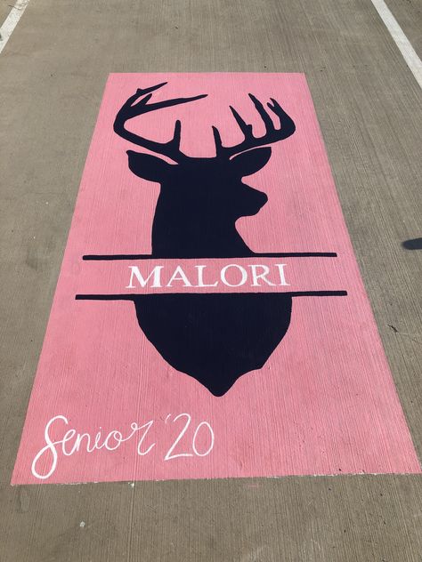 Cow Print Senior Parking Spot, Parking Spot Painting Country, Cow Senior Parking Spot, Senior Parking Spaces Country, Western Senior Parking Spot Ideas, Senior Parking Space Ideas Country, Parking Spot Painting Boys, Western Parking Spot Painting, Senior Parking Space Ideas For Boys