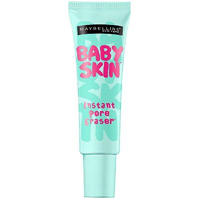 Baby Skin Instant Pore Eraser by Maybelline visibly blurs the appearance of pores a smooth makeup application. // #beauty #skincare Best Drugstore Primer, Best Pore Minimizer, Drugstore Primer, Best Makeup Primer, Maybelline Baby Skin, Makeup Drugstore, Poreless Skin, Pore Eraser, Baby Lips