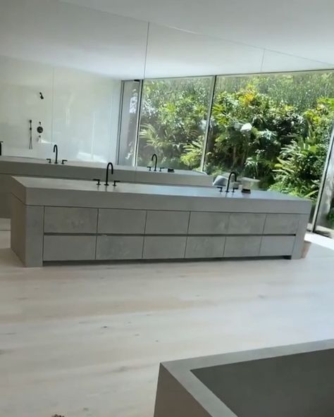 Kim Kardashian Bathroom Sink, Kim Kardashian’s House, Monastery Aesthetic Home, Kim Kardashian Sink, Kim Kardashian House Aesthetic, Kim K Bathroom, Kardashian Homes Interior, Kim K Home, Kim Kardashian Bedroom