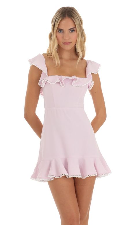 Light pink dress short