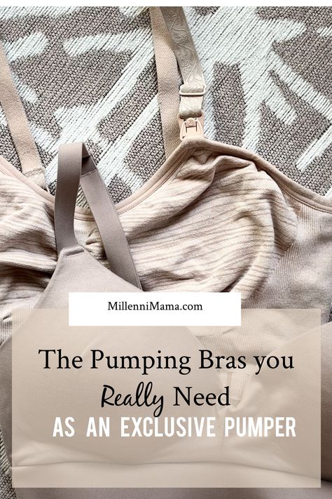 If you're an exclusive pumping mom, you're going to want to check out these amazing bra options that go from sexy to sporty. I tried them all- so you don't have to. Amazing Bra, Being Intimate, Exclusive Pumping, Pumping Bra, Exclusively Pumping, Pumping Bras, Breast Feeding, Baby Baby, I Tried