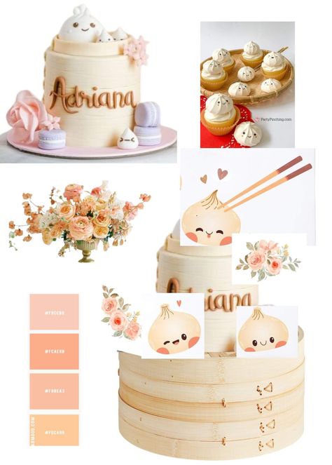 Dumpling Cake Topper, Dumpling Cake Design, Dumpling Baby Shower Theme, Dumpling Cake, Theme Baby Shower Ideas, Baby Party Themes, Baby Boy Decorations, Creative Baby Shower, Baby Gender Reveal Party