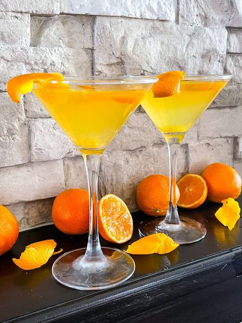 Summer Martini Recipes, Orange Martini, Martini Bianco, Martini Recipes Vodka, Christmas Drinks Alcohol Recipes, Orange Liquor, Citrus Vodka, Orange Vodka, Citrus Recipes