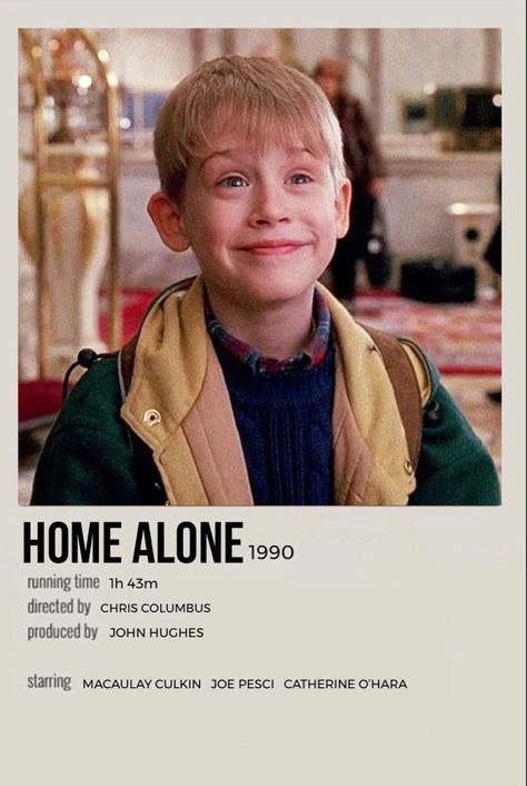 polaroid minimal movie poster for home alone Paddington 2, Home Alone 2, 10 Fun Facts, Home Alone Movie, The Godfather Part Ii, Xmas Movies, Polaroid Posters, Filmy Vintage, Movie Wall