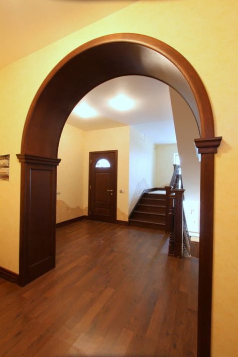 Top 30 Ideas To Decorate With Wooden Arches Your House - Engineering Discoveries Arches Home, Wooden Arches, Archways In Homes, Arch Designs For Hall, Arched Wall Decor, Doorway Decor, Wooden Arch, Ethnic Home Decor, Arch Interior