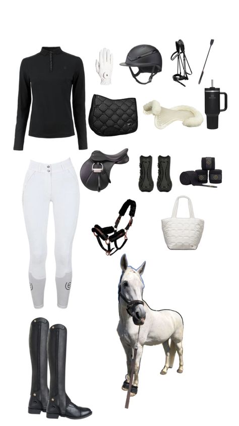 I have forget so many things in the first one🫡 Cute Horse Riding Outfits, Horse Girl Outfits, Horse Riding Fashion, Equestrian Style Outfit, English Riding Outfit, Horse Riding Aesthetic, Horse Riding Outfit, Show Jumping Horses, Horse Camp