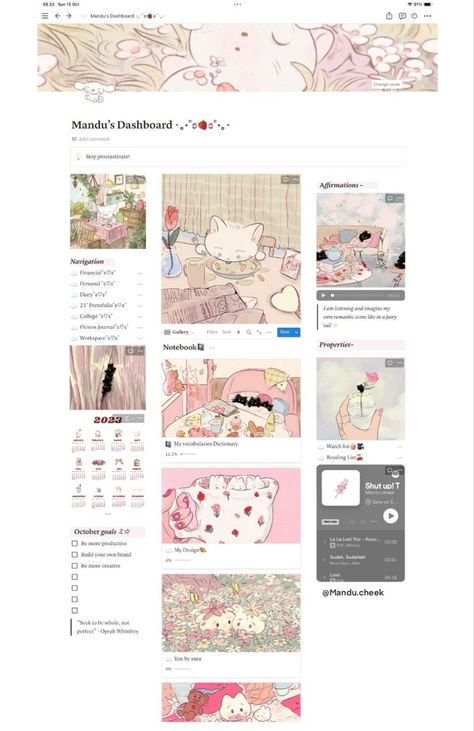 #Notions_Aesthetic #Notion_Examples #Notion_Boards #Digital_Journal_Aesthetic Aesthetic Notion Homepage, Notion Homepage Template, Journaling Desk, Aesthetic Homework, Digital Journal Aesthetic, Notion Template For Work, Work Notion, Notion Aesthetic Template, Snoopy Classroom