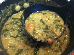 Munggo (Mung Bean Soup – Filipino Style) Misua Soup Filipino Food, Tcm Recipes, Mung Bean Recipes, Sotanghon Soup Filipino Food, Filipino Mung Bean Soup, Chicken Sotanghon Soup Filipino Food, Mung Bean Soup, Filipino Style, Filipino Foods