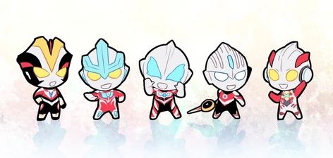 Ultraman Cute, Ultraman Geed, Ultraman Orb, Ultraman X, Ultraman Fanart, Meme Art, Never Underestimate, Kamen Rider, Power Rangers