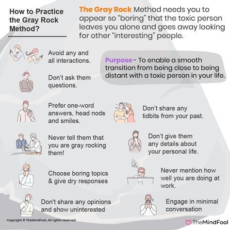 Gray Rock Method, Grey Rock Method, Boring Person, Grey Rock, Antisocial Personality, Manipulative People, Narcissistic People, Gray Rock, Narcissistic Behavior