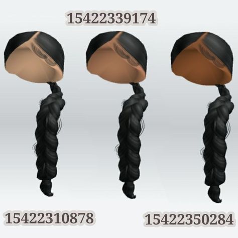 cute Roblox Hair Base Code, Cute Hair Codes For Berry Ave, Roblox Codes For Hair, Berry Avenue Hair, Black Hair Id Roblox, Code Hair, Roblox Sets, Hair Braid Patterns, Bloxburg Outfits