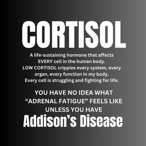 Low Cortisol, Awake Quote, Ehlers Danlos Syndrome Hypermobility, Disease Quote, Addison's Disease, Addisons Disease, Adrenal Health, Auto Immune, Ehlers Danlos