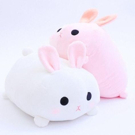 Bunny Pillows, Kawaii Pillow, Pillows Pink, Bunny Pillow, Rabbit Pillow, Pillow Blanket, Cute Squishies, Kawaii Toys, Kawaii Bunny