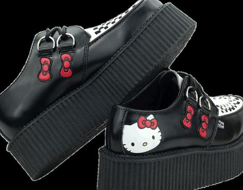 Tuk Shoes, Black Hello Kitty, Hello Kitty Shoes, Cat Shoes, Puma Platform, Platform Sneaker, Puma Platform Sneakers, Creepers, Puma Sneaker